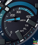 ECB-11210DR-1DR Blue Sliver Stainless Steel Watch.