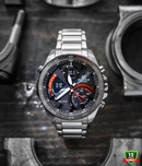 ECB-21011DR-1DR Silver Stainless Steel Men’s Watch.