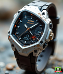 ECB-99610DR-1DR Black Series Analog Men’s Watch.