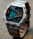 GWS-091DR-1DR Silver Premium Series Men’s Watch.